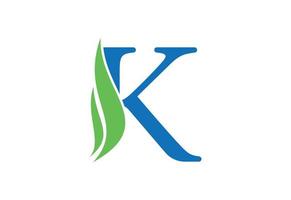 carta k logotipo Projeto modelo, vetor ilustração