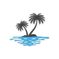 logotipo da palm beach vetor