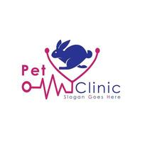 animal Cuidado e veterinário logotipo. estetoscópio e animal ícone vetor Projeto. veterinario clínica logotipo modelo.