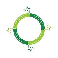bambu ,verde natureza , logotipo Projeto modelo, marca companhia vetor