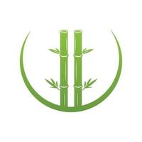bambu ,verde natureza , logotipo Projeto modelo, marca companhia vetor