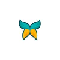 borboleta abstrato linha logotipo projeto, borboleta logotipo vetor