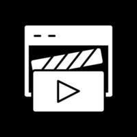 design de ícone de vetor de player de vídeo
