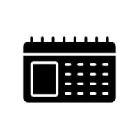 calendário ícone para seu local na rede Internet projeto, logotipo, aplicativo, ui. vetor