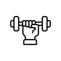 ginástica ícone para seu local na rede Internet projeto, logotipo, aplicativo, ui. vetor