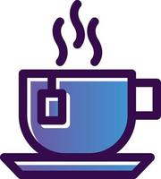 design de ícone de vetor de chá da tarde
