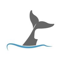 peixe rabo logotipo ícone Projeto vetor