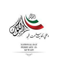 kuwait dia nacional vetor