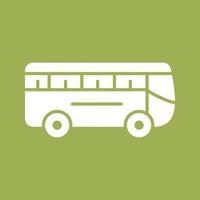 ícone de vetor de ônibus