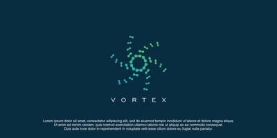 vórtice tecnologia logotipo com criativo e único estilo conceito Projeto Prêmio vetor