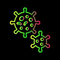 ícone de vetor de vírus