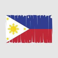 vetor de bandeira filipinas