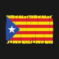 vetor bandeira da catalunha