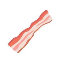 bacon plano Projeto vetor ilustração. carne de porco cardápio