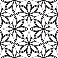 abstrato mandala peixe escala desatado padronizar. ornamental telha, mosaico fundo. floral patchwork infinidade cartão. árabe, indiano, otomano motivos. vetor