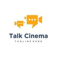 conversa filme filme cinema logotipo Projeto ícone vetor
