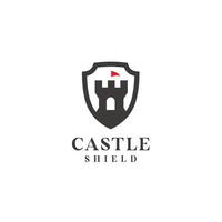 fortaleza castelo real escudo logotipo Projeto vetor