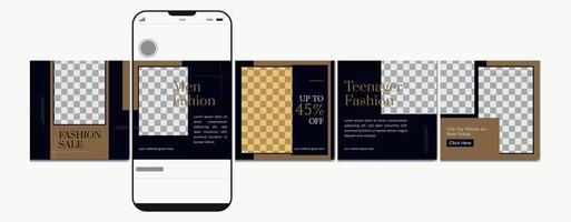 carrossel postar template.instagram microblog carrossel publicar, editável social meios de comunicação carrossel postar para moda oferta. vetor