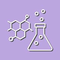 ícone de vetor de química