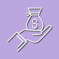 ícone de vetor de salário