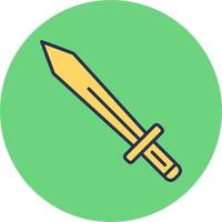 ícone de vetor de espada