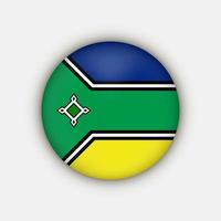 bandeira do amapá, estado do brasil. ilustração vetorial. vetor