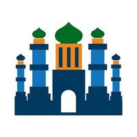 mesquita ícones logotipo ilustração vetor