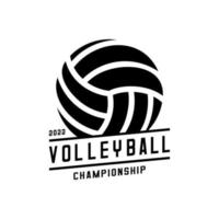 voleibol Preto vetor