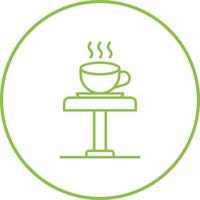 ícone de vetor de mesa de café