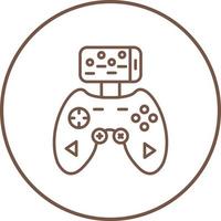 ícone de vetor de controlador de jogo