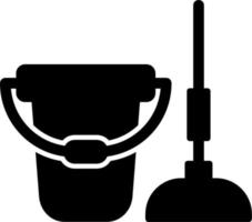 ícone de vetor de balde