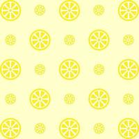 limão padronizar em amarelo fundo vetor. pró vetor padronizar.