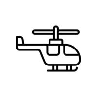 helicóptero ícone para seu local na rede Internet projeto, logotipo, aplicativo, ui. vetor