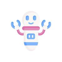 robô ícone para seu local na rede Internet projeto, logotipo, aplicativo, ui. vetor