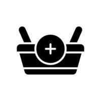 compras cesta ícone para seu local na rede Internet projeto, logotipo, aplicativo, ui. vetor