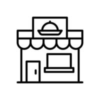 restaurante ícone para seu local na rede Internet projeto, logotipo, aplicativo, ui. vetor