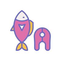 peixe ícone para seu local na rede Internet projeto, logotipo, aplicativo, ui. vetor