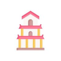 pagode ícone para seu local na rede Internet projeto, logotipo, aplicativo, ui. vetor