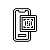 código de barras ícone para seu local na rede Internet, móvel, apresentação, e logotipo Projeto. vetor