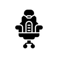 jogos cadeira ícone para seu local na rede Internet projeto, logotipo, aplicativo, ui. vetor