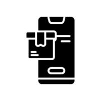 Smartphone ícone para seu local na rede Internet projeto, logotipo, aplicativo, ui. vetor