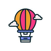 ícone de balão de ar para seu site, celular, apresentação e design de logotipo. vetor