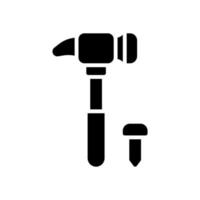 martelo ícone para seu local na rede Internet projeto, logotipo, aplicativo, ui. vetor