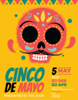 Cartaz de Cinco de Mayo vetor