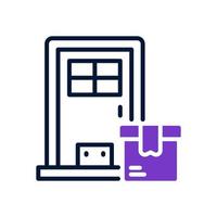 casa Entrega ícone para seu local na rede Internet projeto, logotipo, aplicativo, ui. vetor