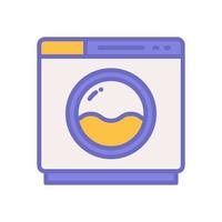 lavando máquina ícone para seu local na rede Internet projeto, logotipo, aplicativo, ui. vetor