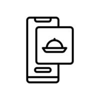 Comida aplicativo ícone para seu local na rede Internet projeto, logotipo, aplicativo, ui. vetor