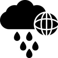 mundo chuvoso dia vetor ícone