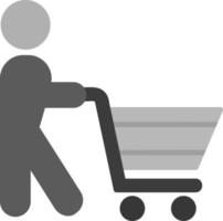 ícone de vetor de compras