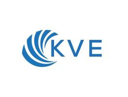 kve abstrato o negócio crescimento logotipo Projeto em branco fundo. kve criativo iniciais carta logotipo conceito. vetor